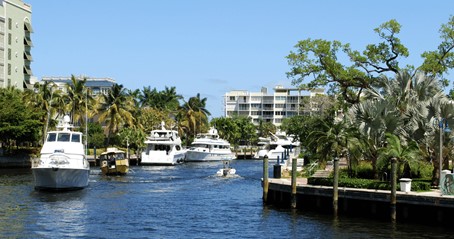 Fort Lauderdale navigable canal